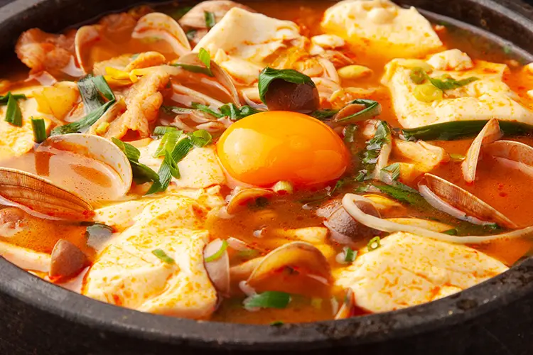 スンドゥブ定食